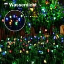 Bild 2 von Rosnek LED-Lichterkette 5-10M 50-100 LEDs Vorhang LED Lichterkette Weihnachtsbaum Light, Wasserdicht, 8 Modi,mit Fernbedienung