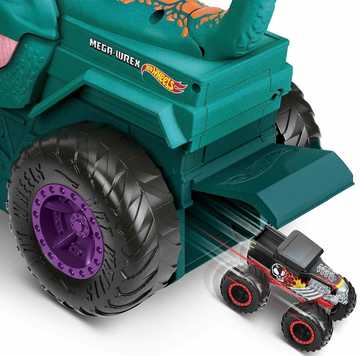 Bild 3 von Hot Wheels Spielzeug-Monstertruck Mega-Wrex, mit Licht und Sound