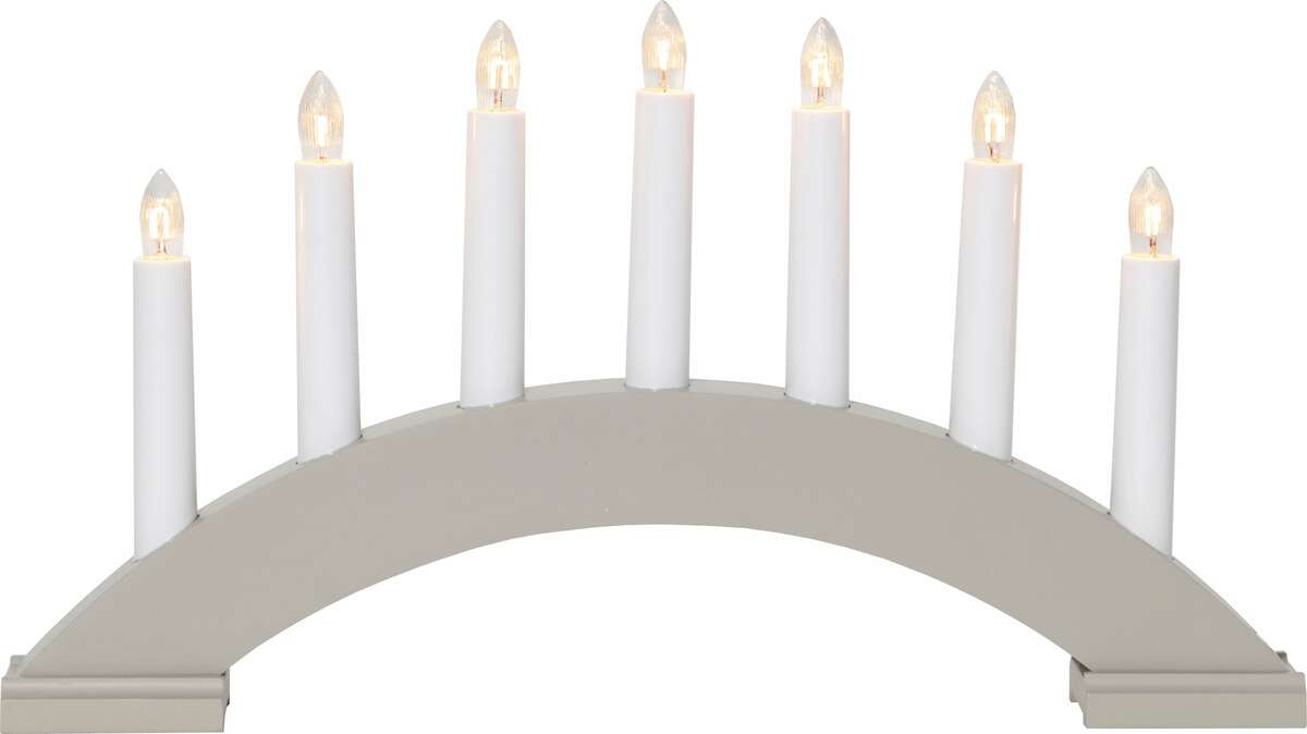 Bild 1 von Star Trading Lichterbogen Weihnachten Grau   Fensterleuchter Weihnachten  Deko Weihnachten   Fensterdeko Weihnachten   Weihnachts Fensterbeleuchtung   Weihnachts Deko   Fensterbeleuchtung Weihnachten