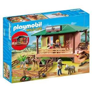 PLAYMOBIL® 70766 - Wild Life - Spielset, Rangerstation mit Tieraufzucht