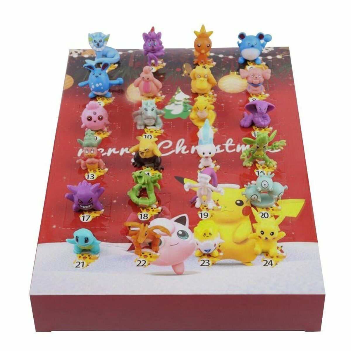 Bild 4 von Blisstar Adventskalender Adventskalender Weihnachts-Adventskalender,2023 New 24 PCS Set, Pokemon Figur 24 Tage Countdown Adventskalender