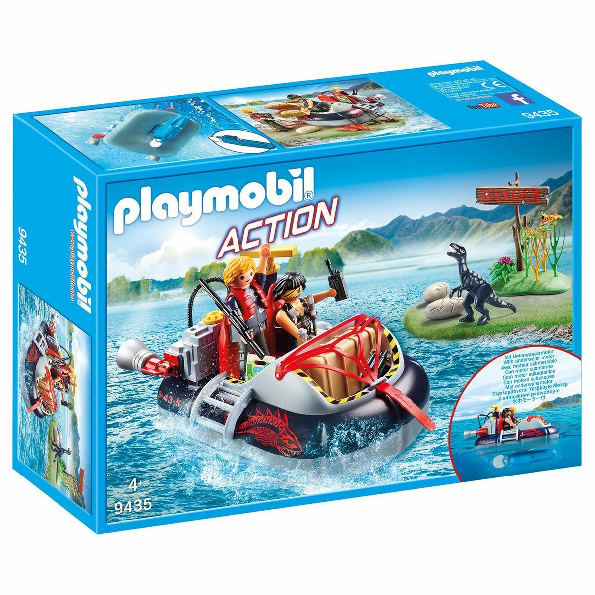 Bild 1 von PLAYMOBIL® 9435 - Action - Luftkissenboot mit Unterwassermotor
