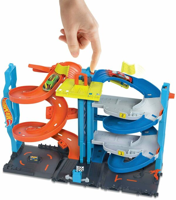 Bild 3 von Hot Wheels Spiel-Gebäude City Transforming Race Tower