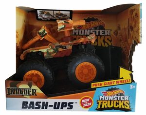 Hot Wheels Spielzeug-Rennwagen Mattel Hot Wheels GKD31 - Monster Truck 1:64, BASH