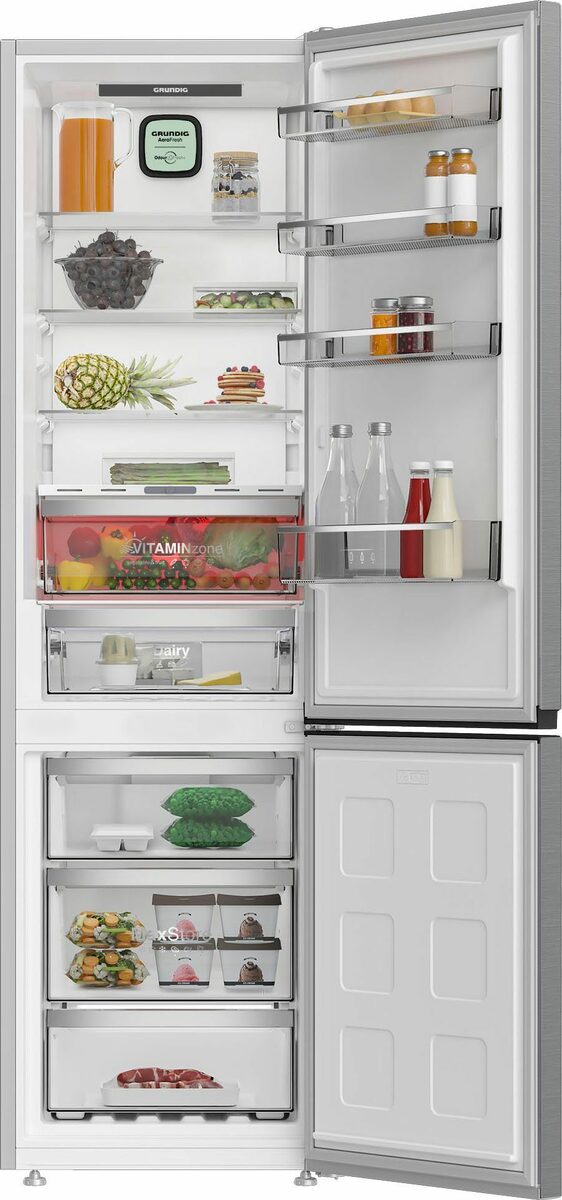 Bild 3 von Grundig Kühl-/Gefrierkombination GKPN 66930 LXP 7282346902, 203,5 cm hoch, 59,5 cm breit