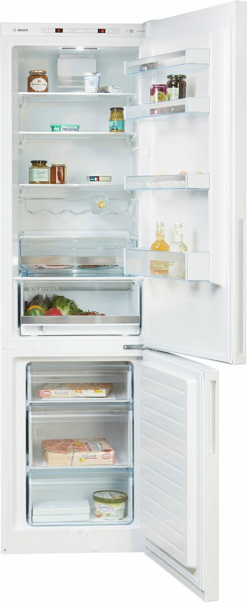 Bild 2 von BOSCH Kühl-/Gefrierkombination Serie 6 KGE39AWCA, 201 cm hoch, 60 cm breit
