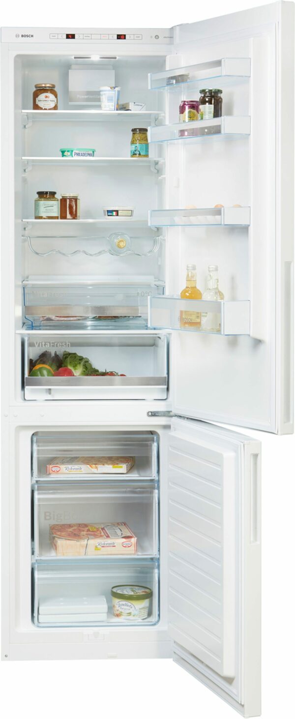 Bild 2 von BOSCH Kühl-/Gefrierkombination Serie 6 KGE39AWCA, 201 cm hoch, 60 cm breit
