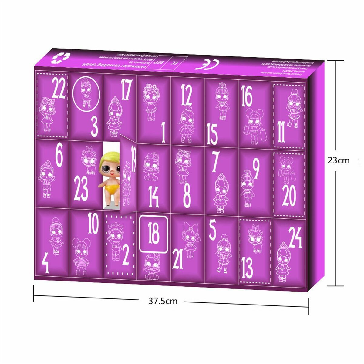 Bild 3 von Inshow Adventskalender Weihnachts-Adventskalender,2023 New 24 PCS Geburtstag Set