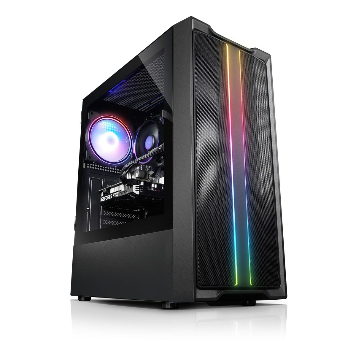 Bild 1 von Gaming PC Cobra V AMD Ryzen 7 5700X, 16GB DDR4, NVIDIA RTX 3060 12 GB, 1TB SSD