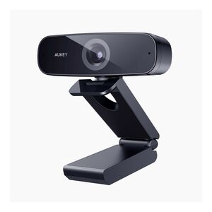 AUKEY PC-W3, Webcam 1080p Autofokus-Webcam, Streaming-Webcam mit zwei Stereomikrofonen für Videogespräche, USB