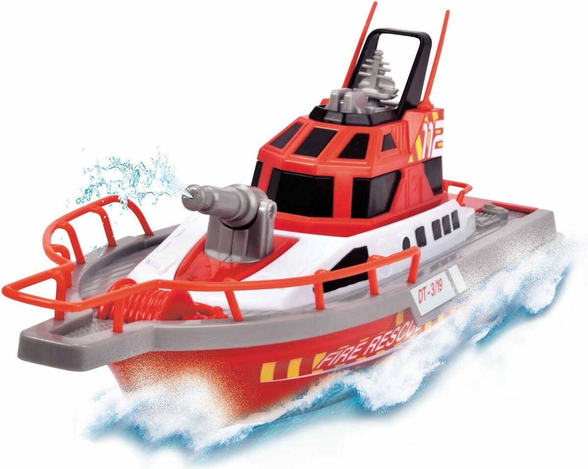 Bild 2 von Dickie Toys RC-Boot Feuerwehrboot, mit Wasserspritzfunktion und Fernbedienung