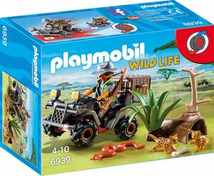 PLAYMOBIL® 6939 - Wild Life - Spielset, Wilderer mit Quad