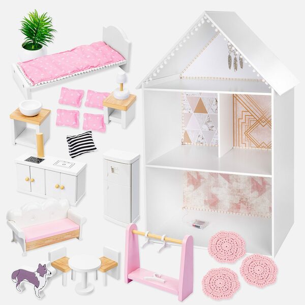 Bild 4 von Kinderplay Dolls & Strollers Puppenhaus