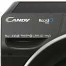 Bild 3 von Candy Waschmaschine RAPIDÓ RP 496BWMBCB/1-S, 9 kg, 1400 U/min, Wi-Fi und Bluetooth hOn App, Dampffunktion, Mengenautomatik