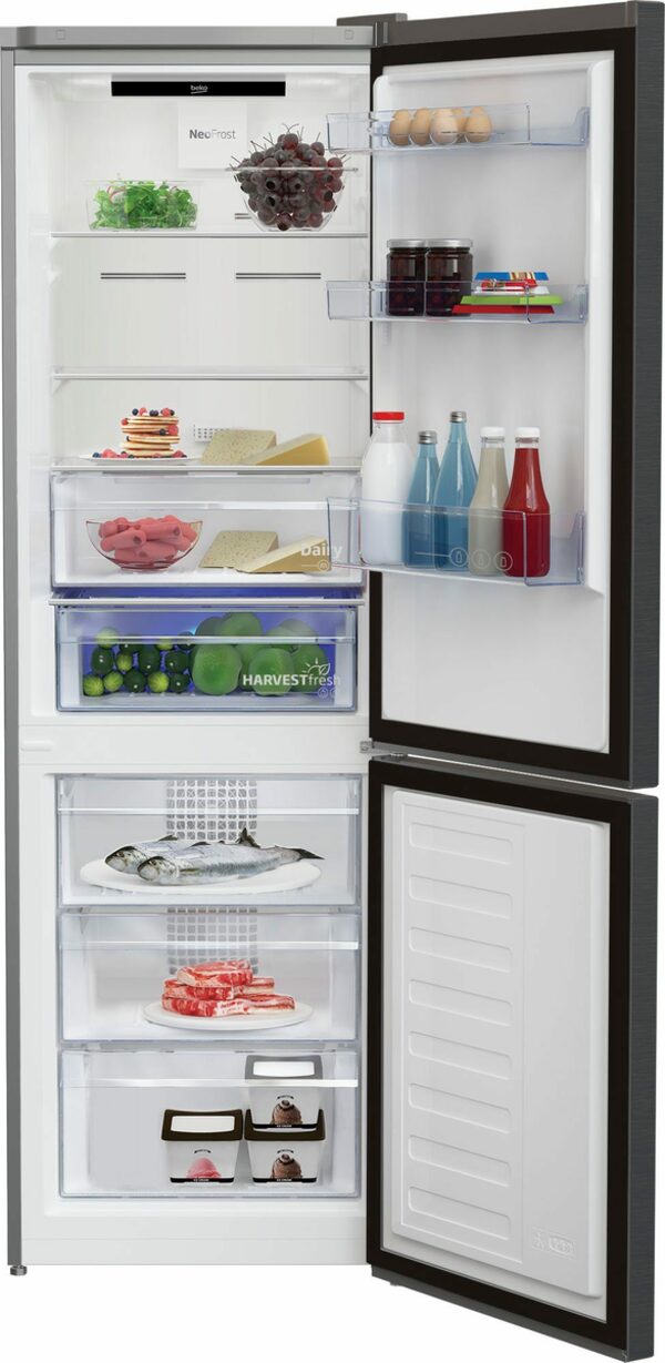 Bild 4 von BEKO Kühl-/Gefrierkombination RCNE366E70ZXBRN, 186 cm hoch, 59,5 cm breit