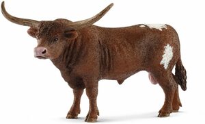 Schleich® Spielfigur FARM WORLD, Texas Longhorn Bulle (13866)