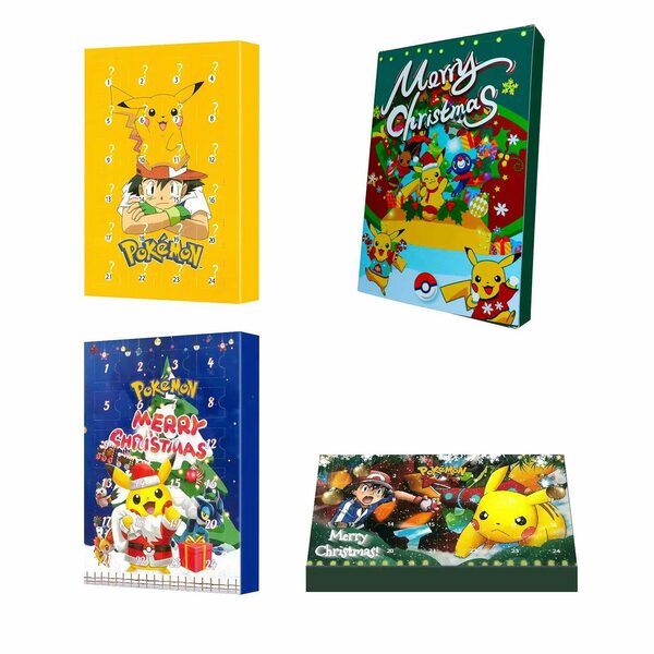 Bild 2 von farfi Adventskalender Niedliche Cartoon-Weihnachts-24-Tage-Adventskalender-Blindbox, schmücken,Countdown