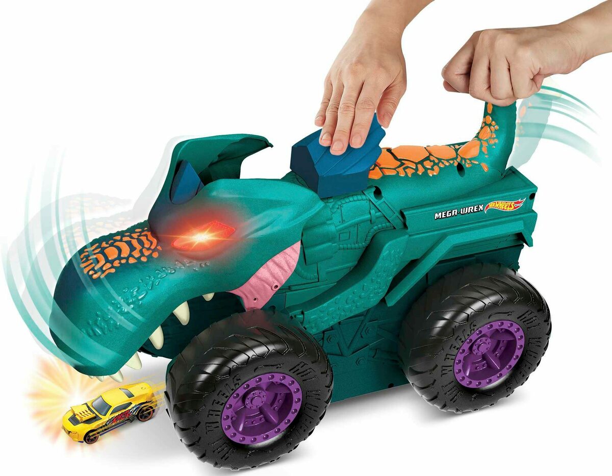 Bild 4 von Hot Wheels Spielzeug-Monstertruck Mega-Wrex, mit Licht und Sound