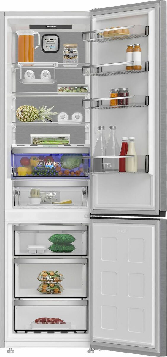 Bild 3 von Grundig Kühl-/Gefrierkombination GKPN 66940 LXPW 7282346903, 203,5 cm hoch, 59,5 cm breit