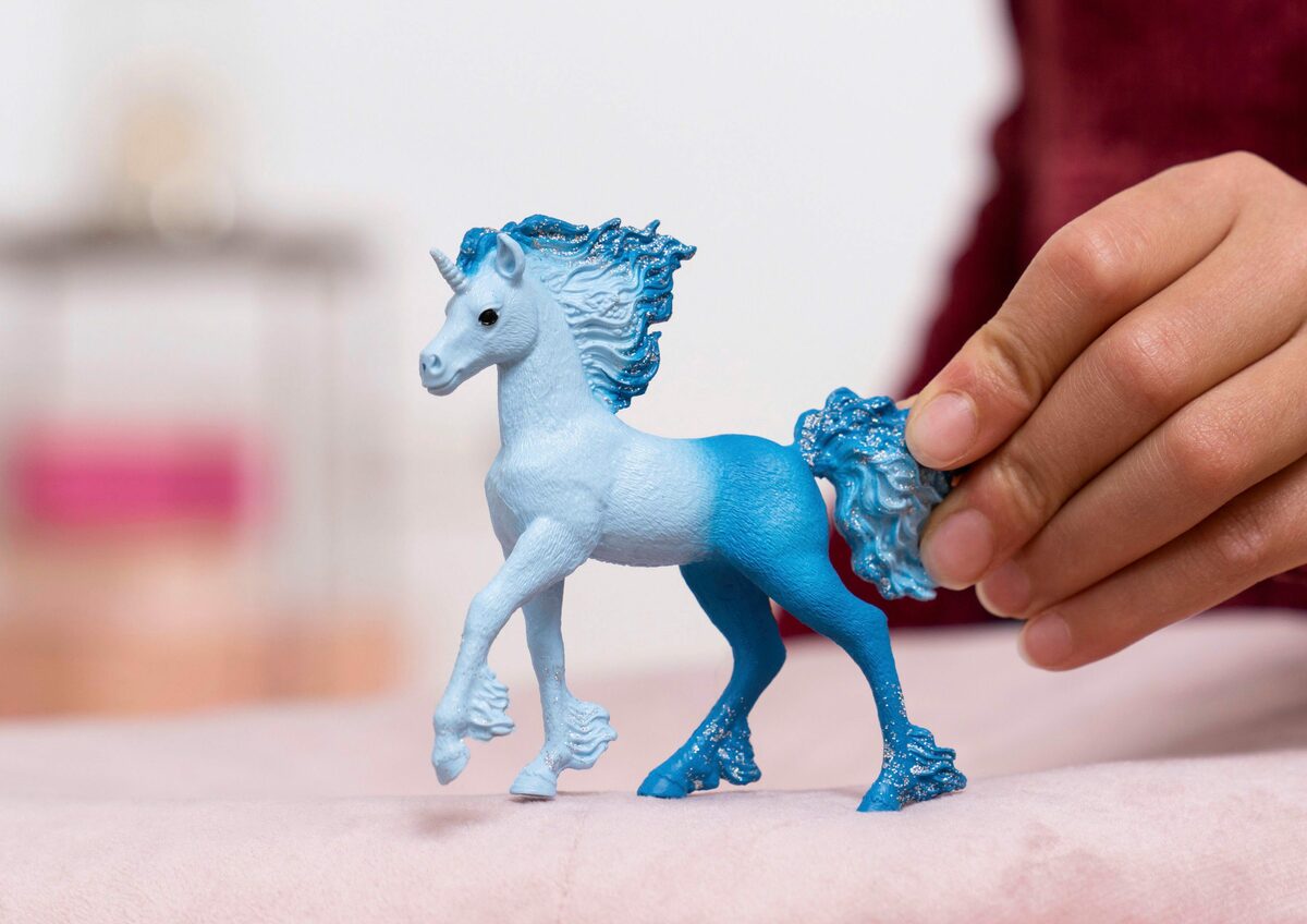Bild 2 von Schleich® Spielfigur BAYALA®, Elementa Wasserflammeneinhorn Fohlen (70758)