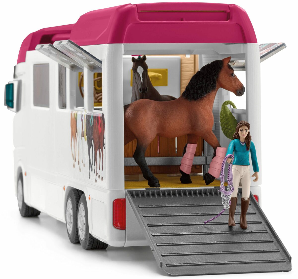 Bild 3 von Schleich® Spielwelt HORSE CLUB, Pferdetransporter (42619), Made in Europe