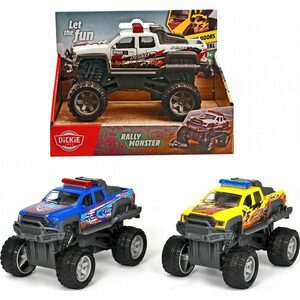 Dickie Toys Spielzeug-Auto Rally Monster, 3-fach sortiert