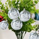 Bild 3 von ZmdecQna Weihnachtsbaumkugel Christbaumkugeln,Klar Weihnachtskugeln aus Plastik,Kunststoffkugeln