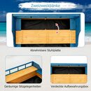 Bild 2 von COSTWAY Sandkasten Sandkiste, Sandbox, mit Sitzbank & Stauraum, aus Tannenholz