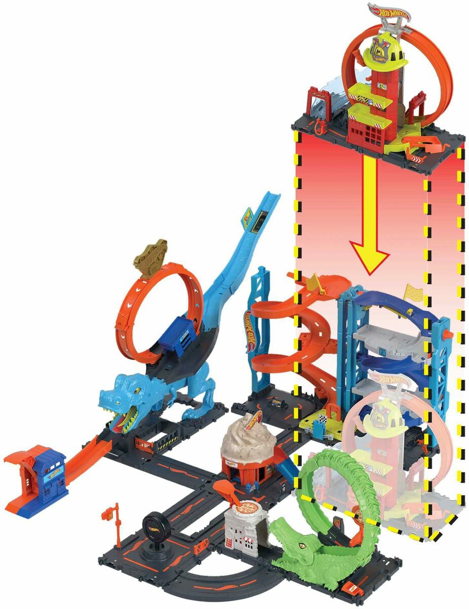 Bild 3 von Hot Wheels Spiel-Gebäude City Super Fire Station