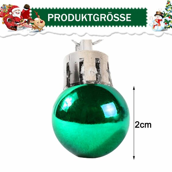 Bild 2 von ZmdecQna Weihnachtsbaumkugel Weihnachts Kugeln,ür Weihnachten Urlaub Hochzeit Party Dekoration