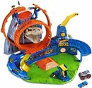 Bild 2 von Hot Wheels Autorennbahn Monster Trucks Vulkan Arena Spielset, mit Spielzeugauto und Monster Truck