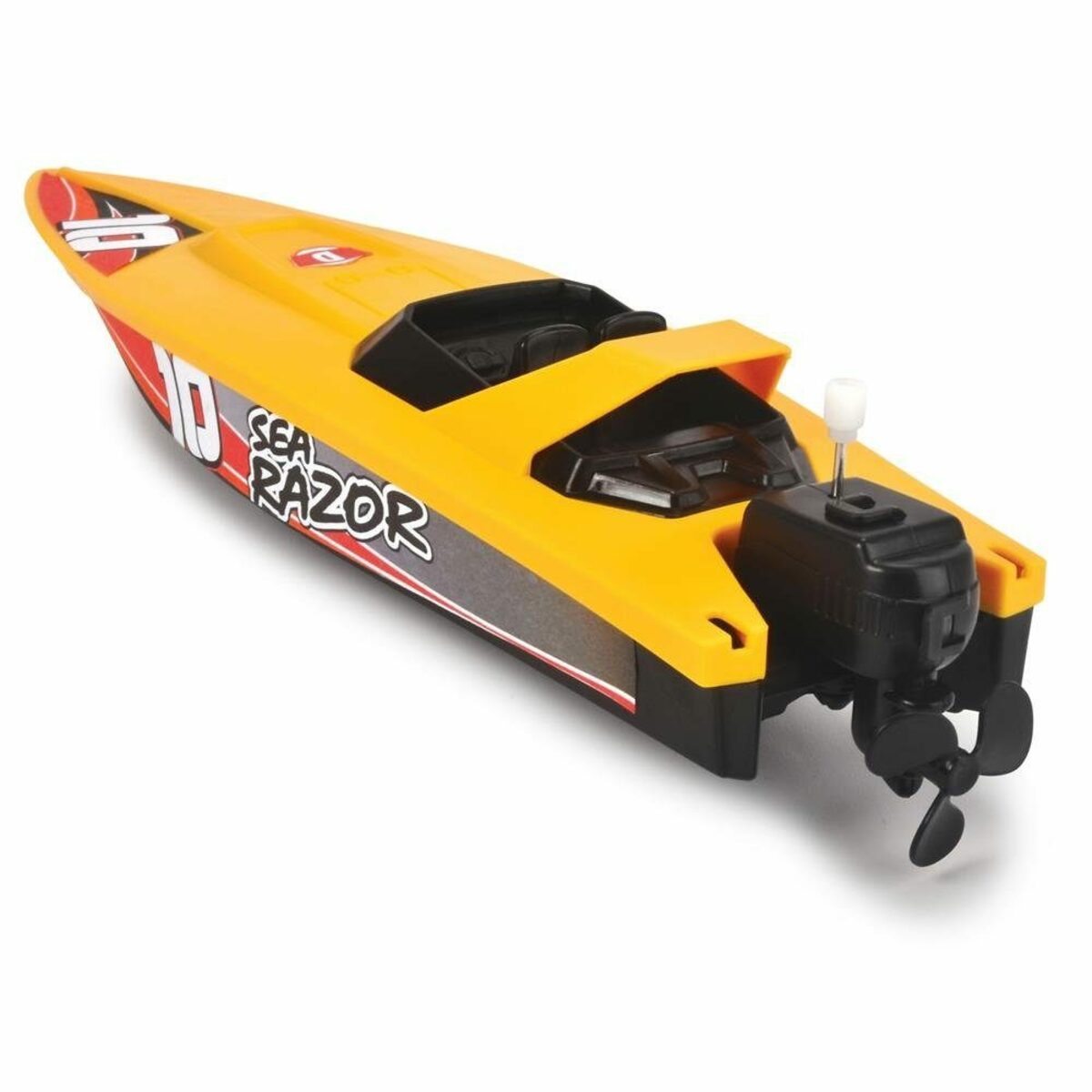 Bild 4 von Dickie Toys Spielzeug-Transporter Sea Race Truck, Schwertransporter großer LKW mit Anhänger und Boot mit Licht und Sound