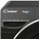 Bild 2 von Candy Waschmaschine RapidÓ Design RP586BWMBCB/1-S, 8 kg, 1500 U/min, Mix Power, Wi-Fi und Bluetooth hOn App, Easy Iron, Mengenautomatik