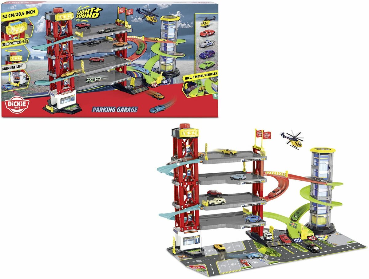 Bild 1 von Dickie Toys Spiel-Parkhaus Fahrzeug Spielset Parkhaus Go Real / City Parking Garage 203339000