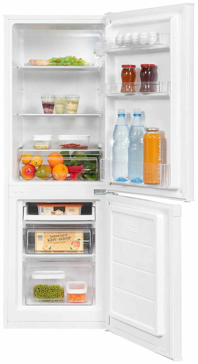 Bild 2 von exquisit Kühl-/Gefrierkombination KGC232-60-E-040E, 142,2 cm hoch, 50 cm breit