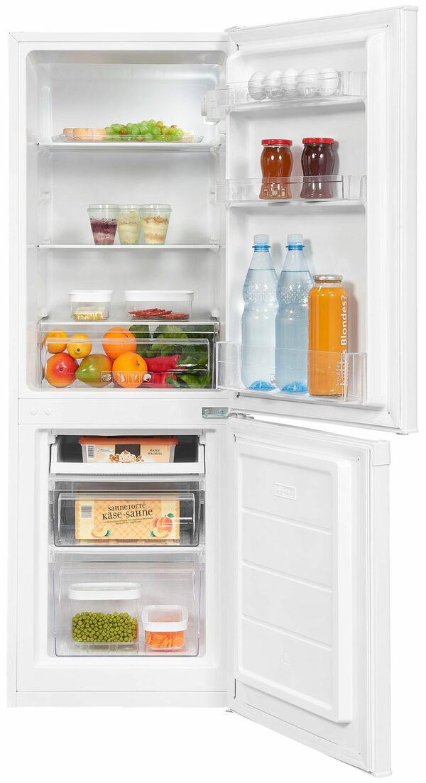 Bild 2 von exquisit Kühl-/Gefrierkombination KGC232-60-E-040E, 142,2 cm hoch, 50 cm breit