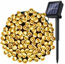 Bild 1 von Oneid LED-Lichterkette 100 LED Solar Lichterketten 10m Außenbeleuchtung Wasserdichte