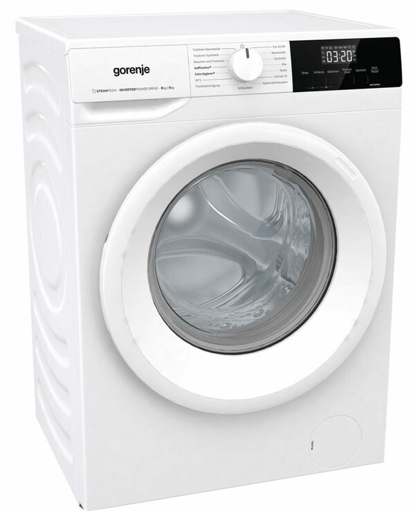 Bild 1 von GORENJE Waschtrockner W3D2A854ADPS/DE, 8,00 kg, 5,00 kg, 1400 U/min, 15 Programme, AquaStop, Kindersicherung