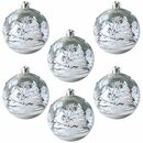 Bild 1 von ZmdecQna Weihnachtsbaumkugel Christbaumkugeln,Klar Weihnachtskugeln aus Plastik,Kunststoffkugeln