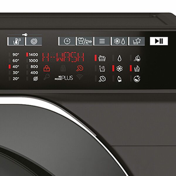 Bild 4 von Hoover Waschmaschine H-WASH500 HWPDQ410AMBCR/-S, 10,00 kg, 1400 U/min, Mengenautomatik, ActiveSteam Dampf-Funktion