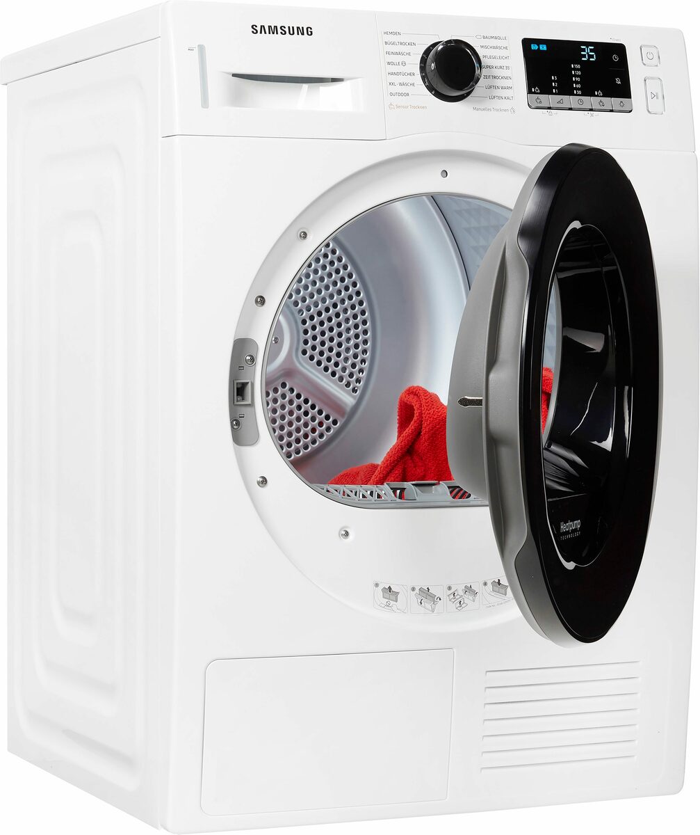 Bild 2 von Samsung Wärmepumpentrockner DV9ETA040AE/EG, 9 kg, Knitterschutz