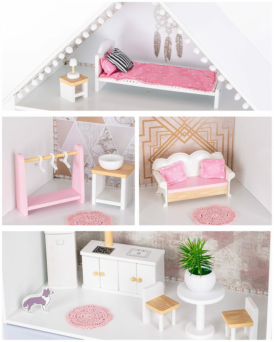 Bild 3 von Kinderplay Dolls & Strollers Puppenhaus