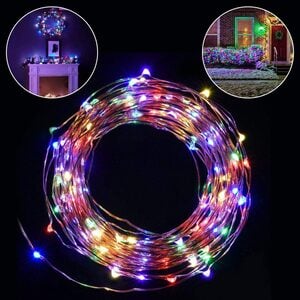 Salcar LED-Lichterkette 10m LED Lichterkette USB Kupferdraht Weihnachtsdeko