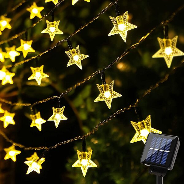 Bild 1 von Dedom LED Solarleuchte Solar-Lichterketten, Lichterketten, Lichtbalken, LED-Lichter, 7M 50 Lichter, Geeignet für Garten, Baum, Hochzeit, Party