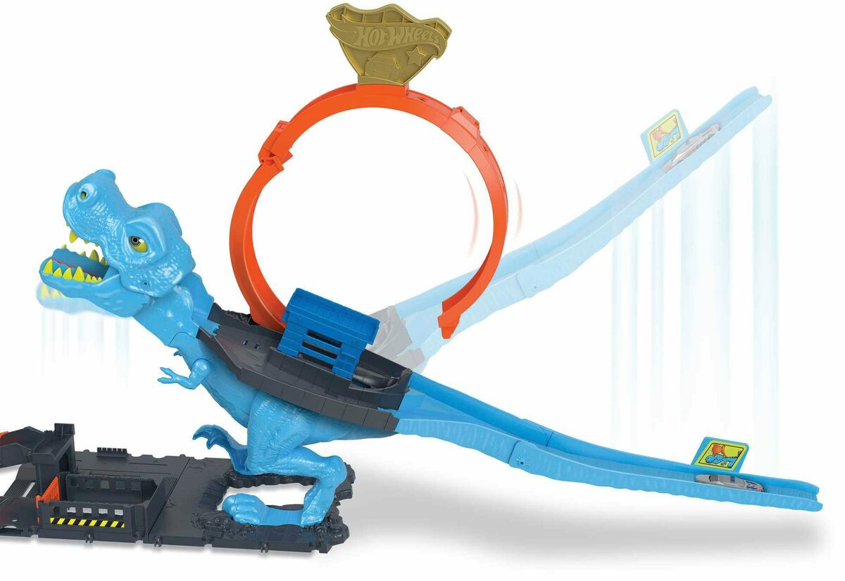 Bild 3 von Hot Wheels Spiel-Parkgarage City Trackset T-Rex Looping inkl. Auto
