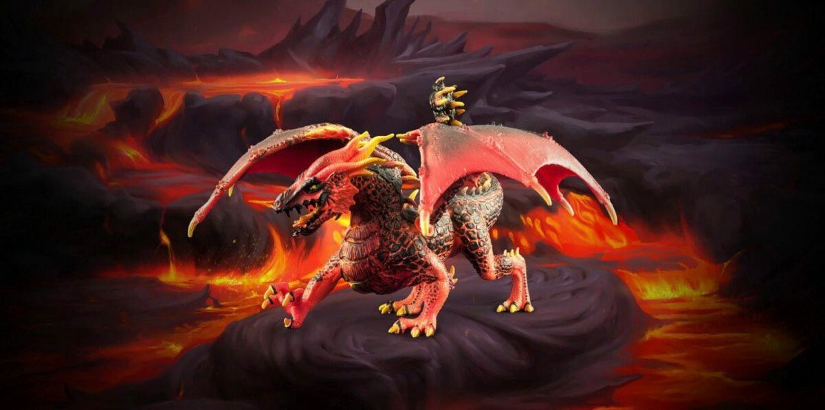 Bild 3 von Schleich® Spielfigur ELDRADOR®, Lavadrache (70138)