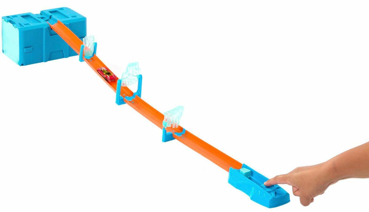 Bild 1 von Hot Wheels Spiel-Gebäude Track Builder Ice Crash Pack