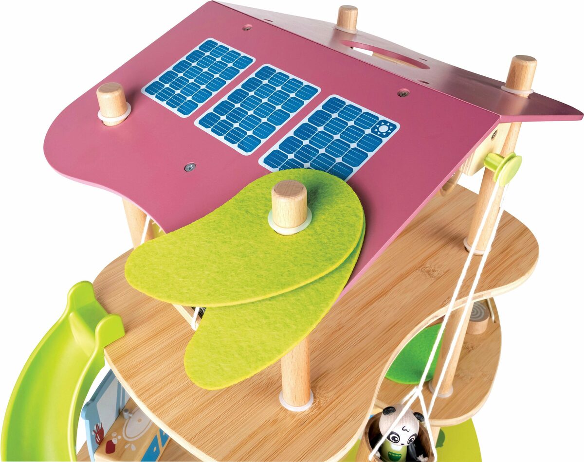 Bild 4 von Hape Puppenhaus Holzspielzeug, Green Planet Explorer,Das Bambushaus der Pandas, FSC®- schützt Wald - weltweit