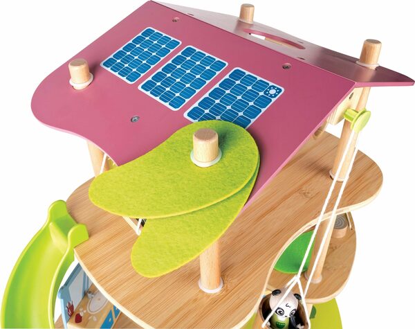 Bild 4 von Hape Puppenhaus Holzspielzeug, Green Planet Explorer,Das Bambushaus der Pandas, FSC®- schützt Wald - weltweit