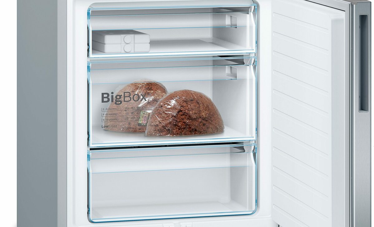 Bild 4 von BOSCH Kühl-/Gefrierkombination KGE49AICA, 201 cm hoch, 70 cm breit, XXL Fassungsvolumen von 419 l